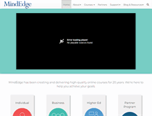 Tablet Screenshot of mindedge.com